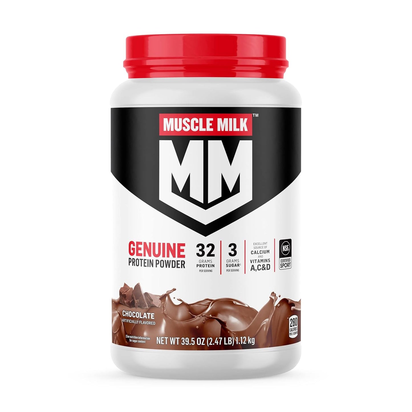 Muscle Milk Genuine Protein 2.47 LB - Chocolate