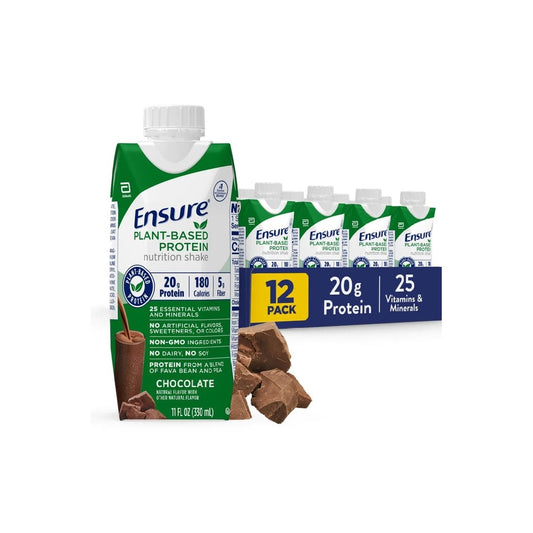 Ensure Plant-Based Nutrition Shake - Chocolate (12 Pack)