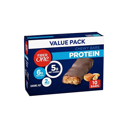 Fiber One Chewy Protein Bars - Caramel Nut (10 Pack)