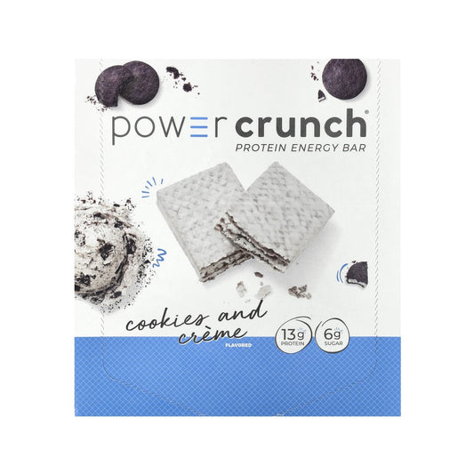 Power Crunch Protein Energy Bars - Cookies and Cream (12 Pack)