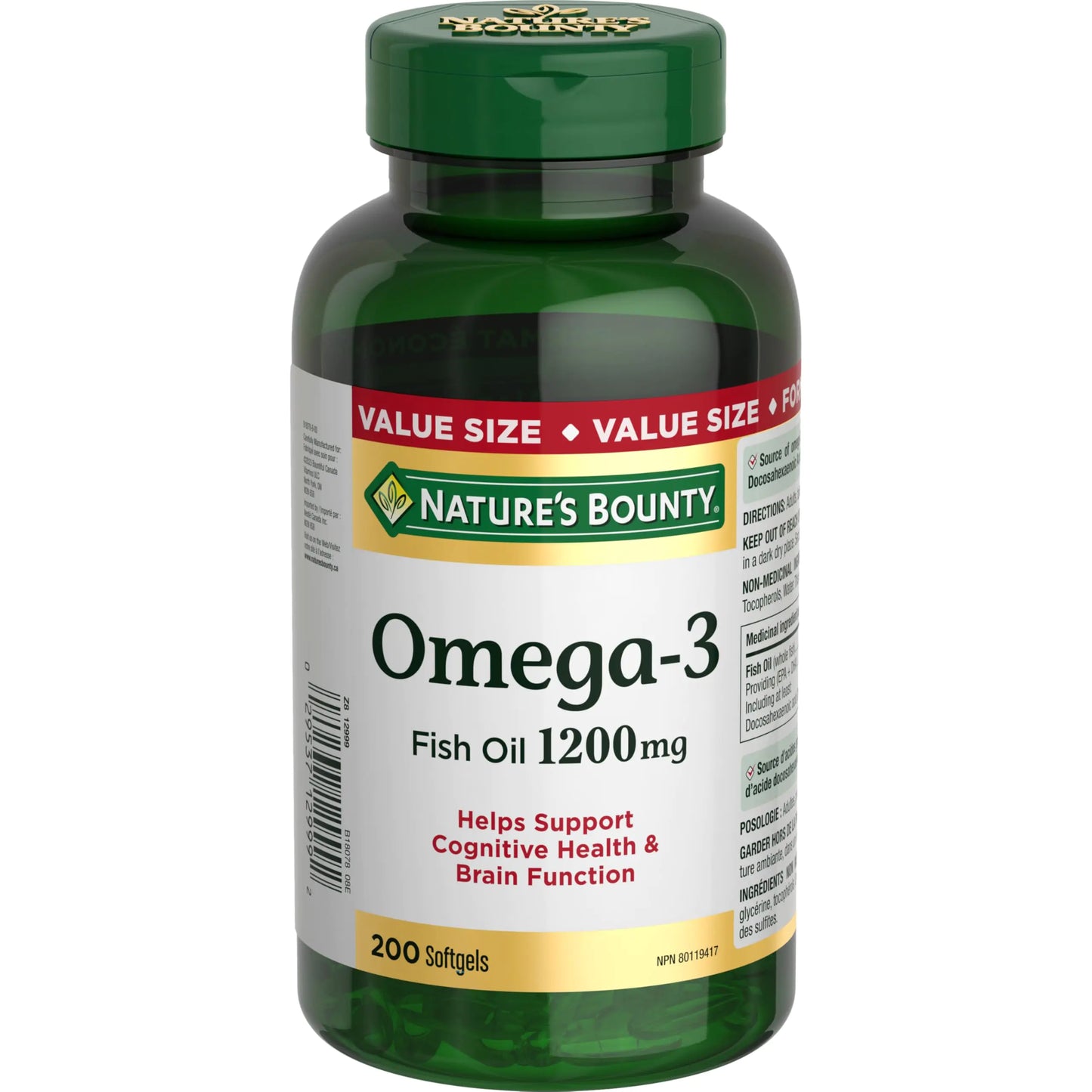 Natures Bounty Omega-3 (200 Softgels)