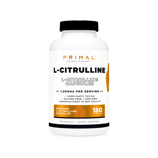 Primal L-Citrulline - Unflavored (180 Capsules)