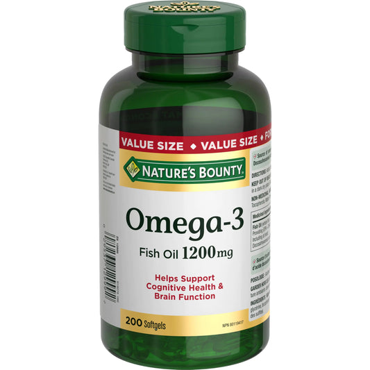 Natures Bounty Omega-3 (200 Softgels)