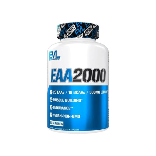 Evlution Nutrition EAA2000 - Unflavored (90 Capsules)