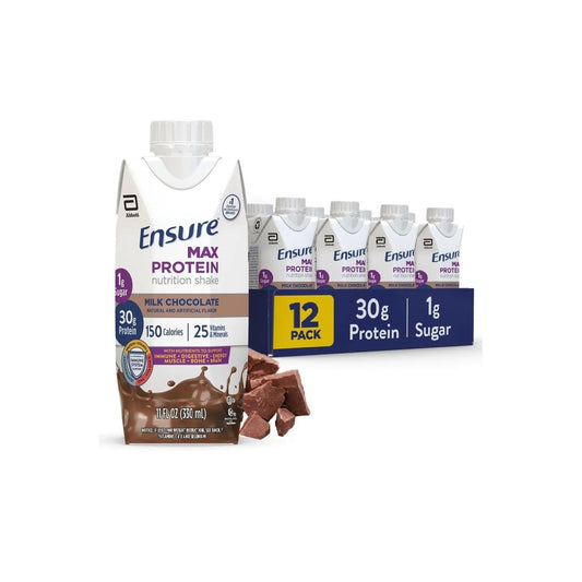 Ensure Max Protein Shake - Milk Chocolate (12 Pack)