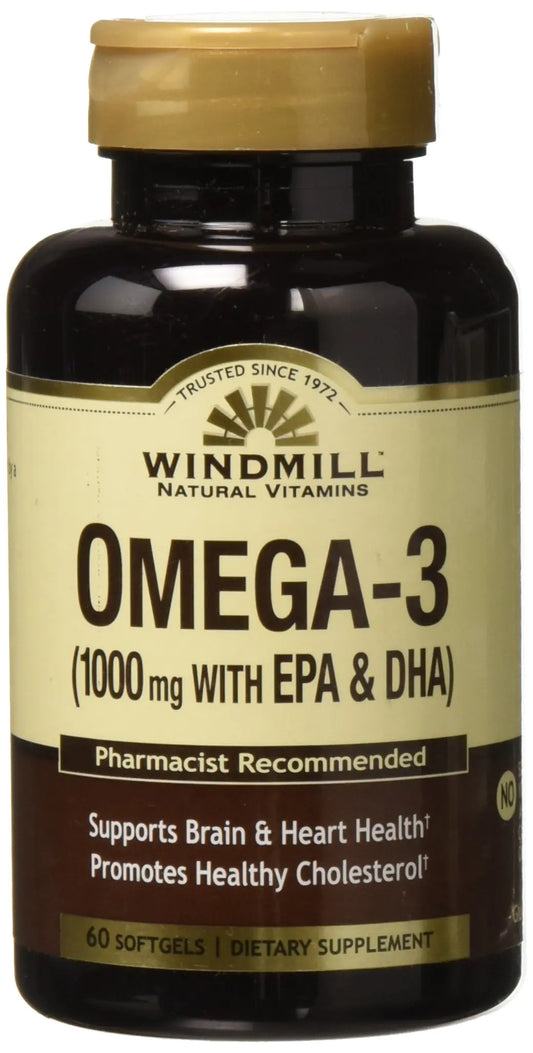 Windmill Natural Vitamins Omega-3 (60 Softgels)